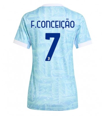 Juventus Francisco Conceicao #7 Udebanetrøje Dame 2025-26 Kortærmet